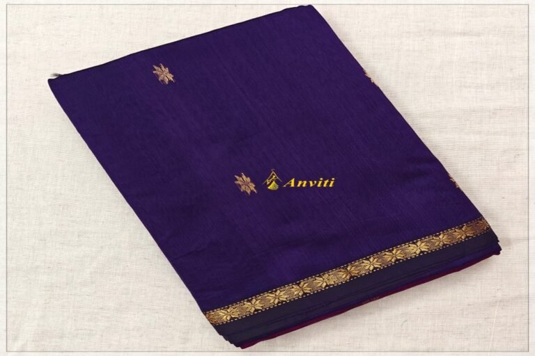 WINE PURPLE  MAHESHWARI TISSUE SILK BLOUSE main image 1